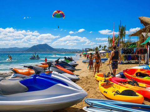 Beach watersports rental service